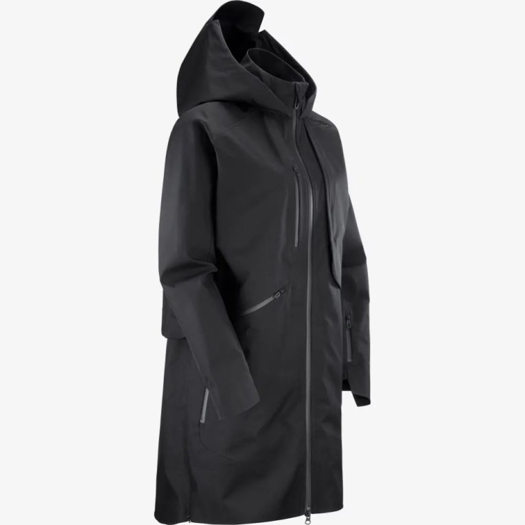 Black Salomon Outlife Wp Commuter Parka W Women's Jackets | PH 83576F